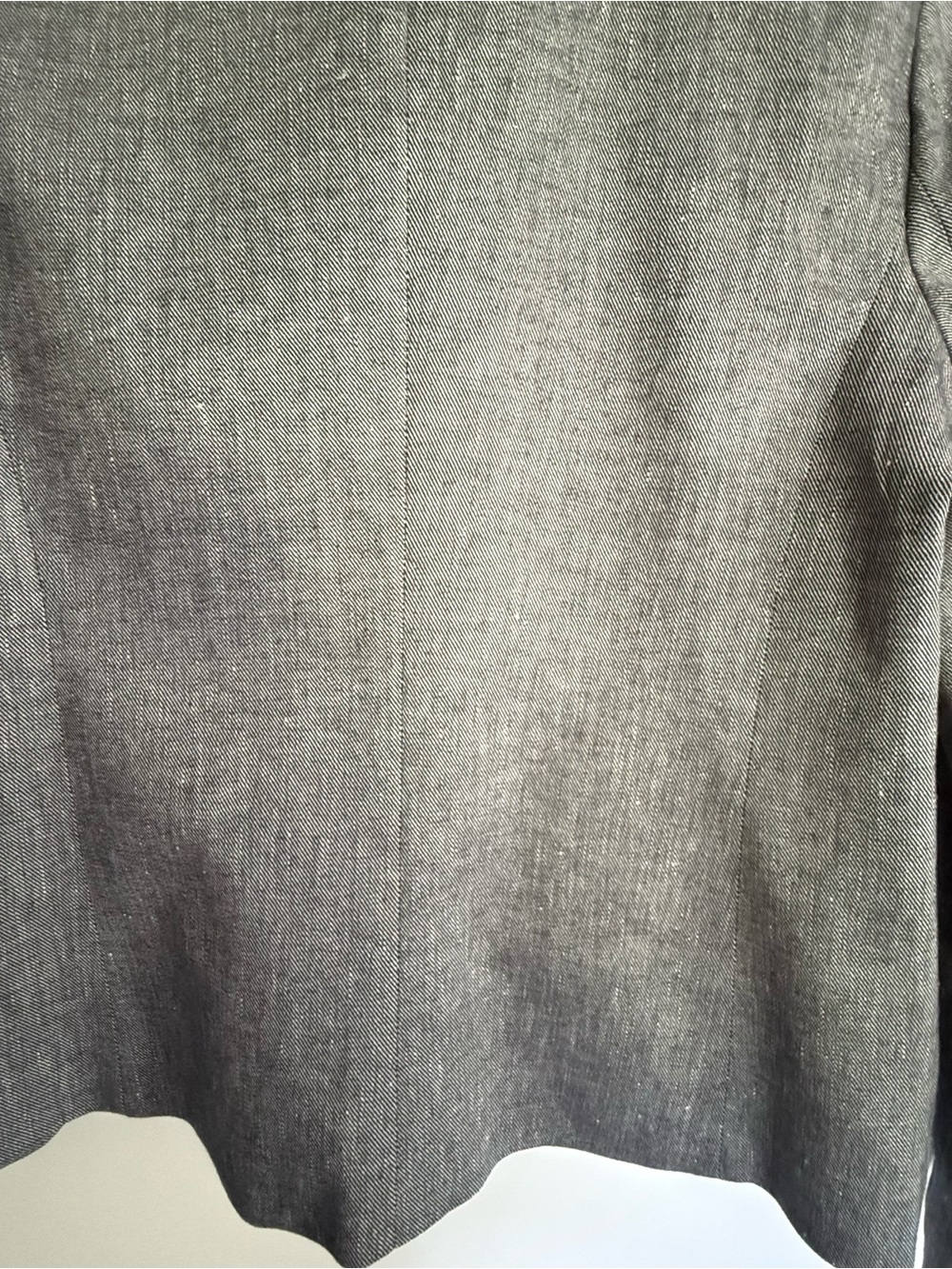 NWT Banana Republic Gray Open Front Blazer Petite 4P Work Career Jacket - Picture 4 of 7